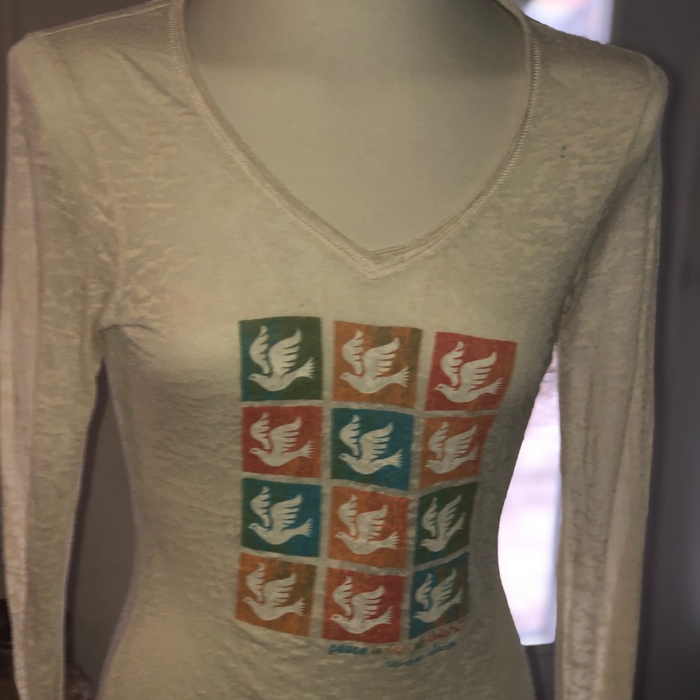 Long Sleeve Sheer T-shirt